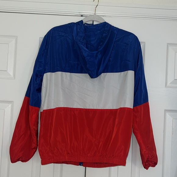 Brandy Melville Red White and Blue Wind Breaker - Picture 2 of 3